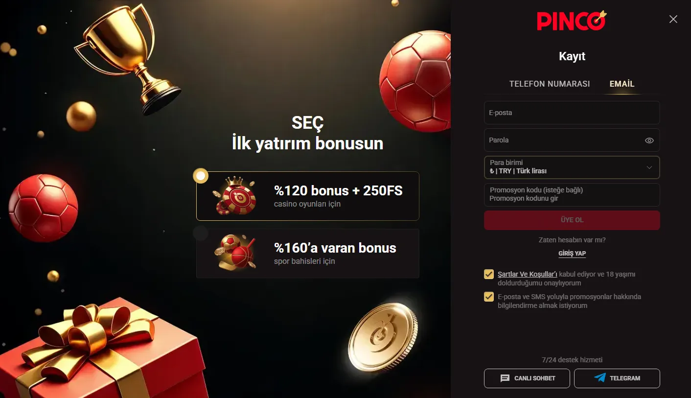 Pinco güncel giriş linkine nasıl ulaşılır?